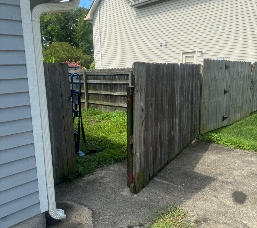 Fence replacement before